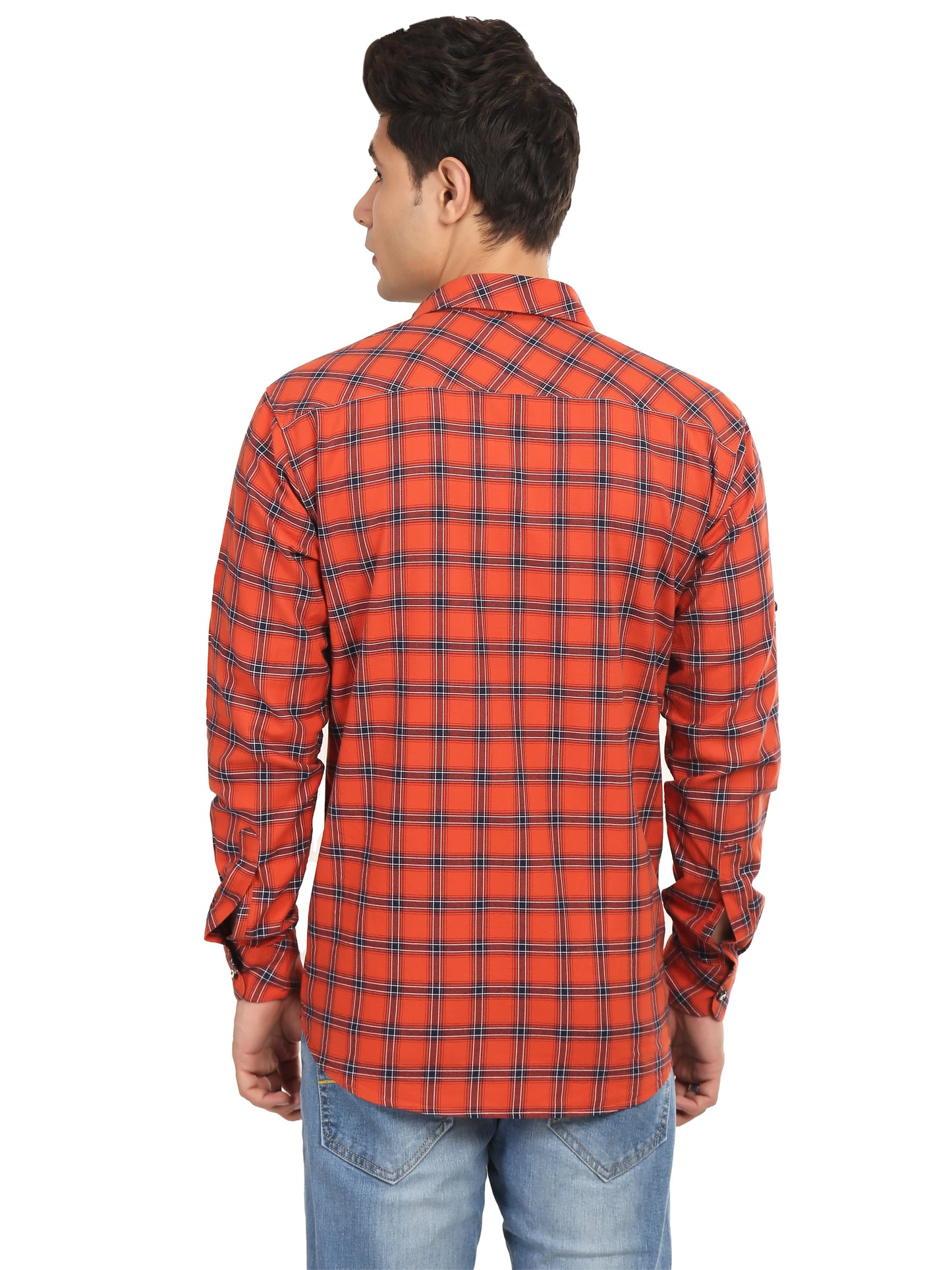 Men’s Navy  Button Shirt Online Best