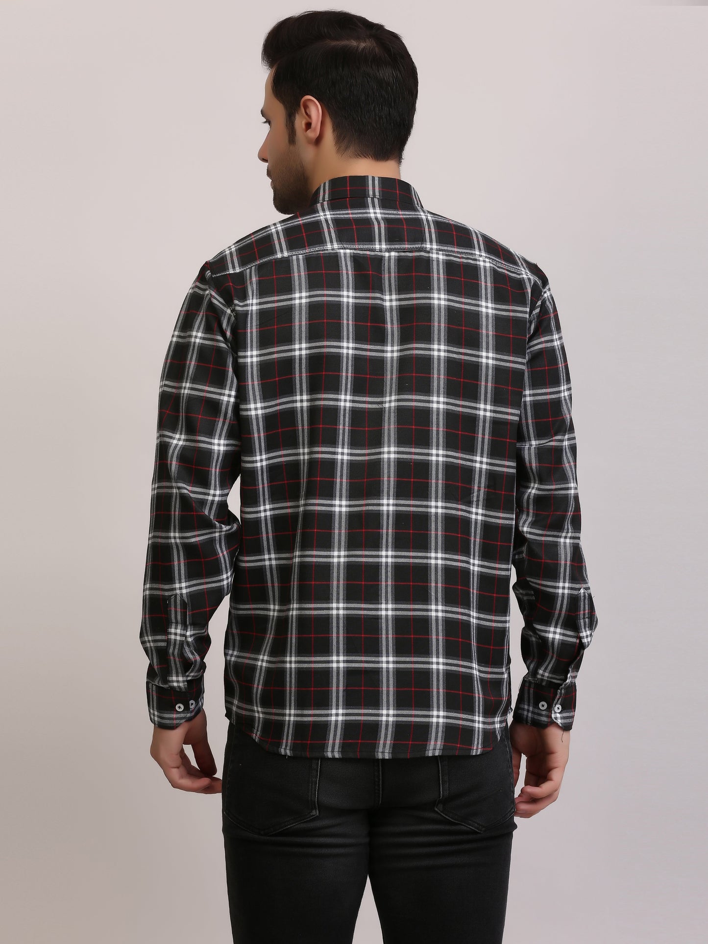 Men  Slim Fit Patterned Full Sleeves Casual Shirt