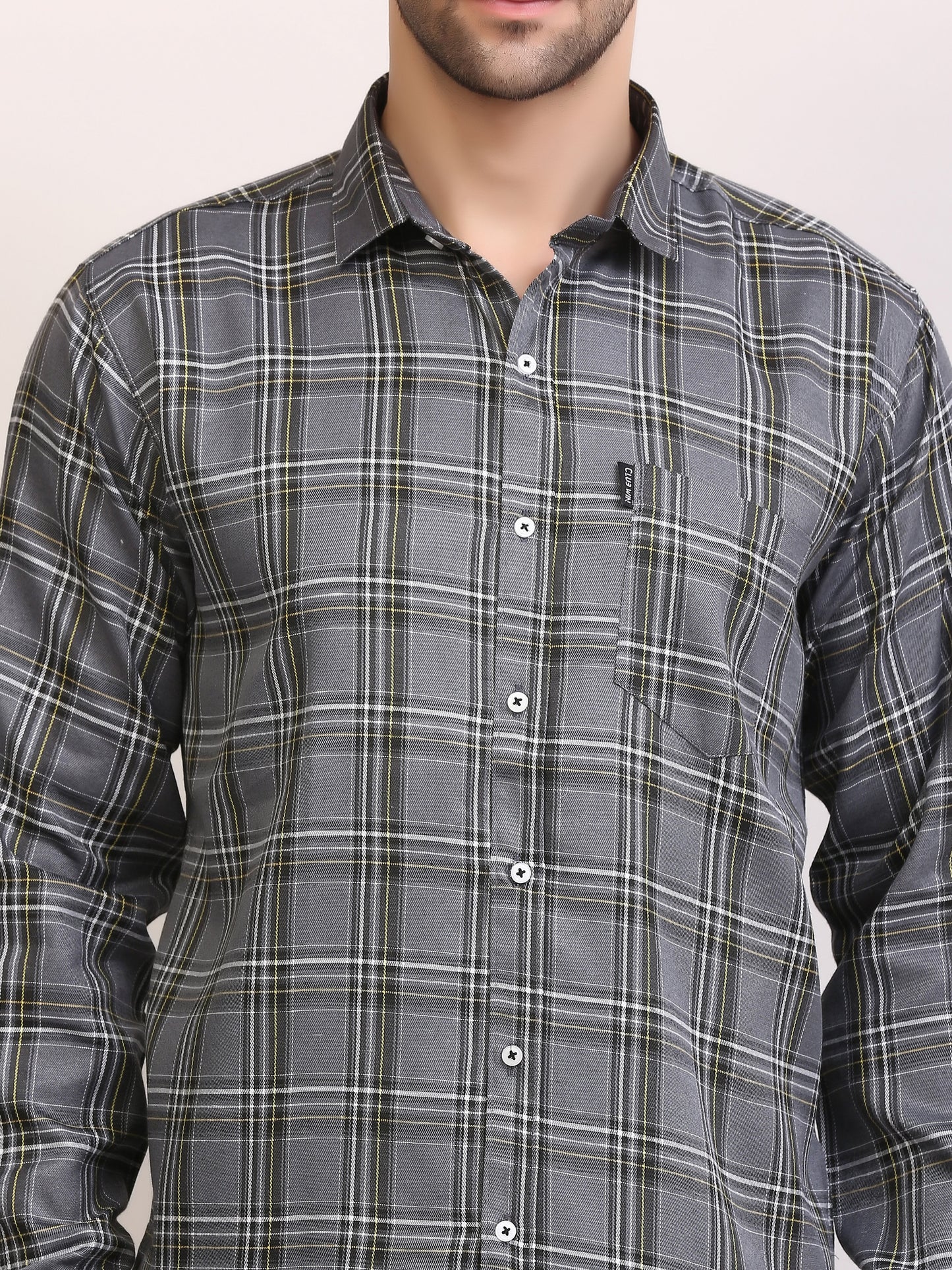 Men Slim Fit Patterned  Casual Shirt