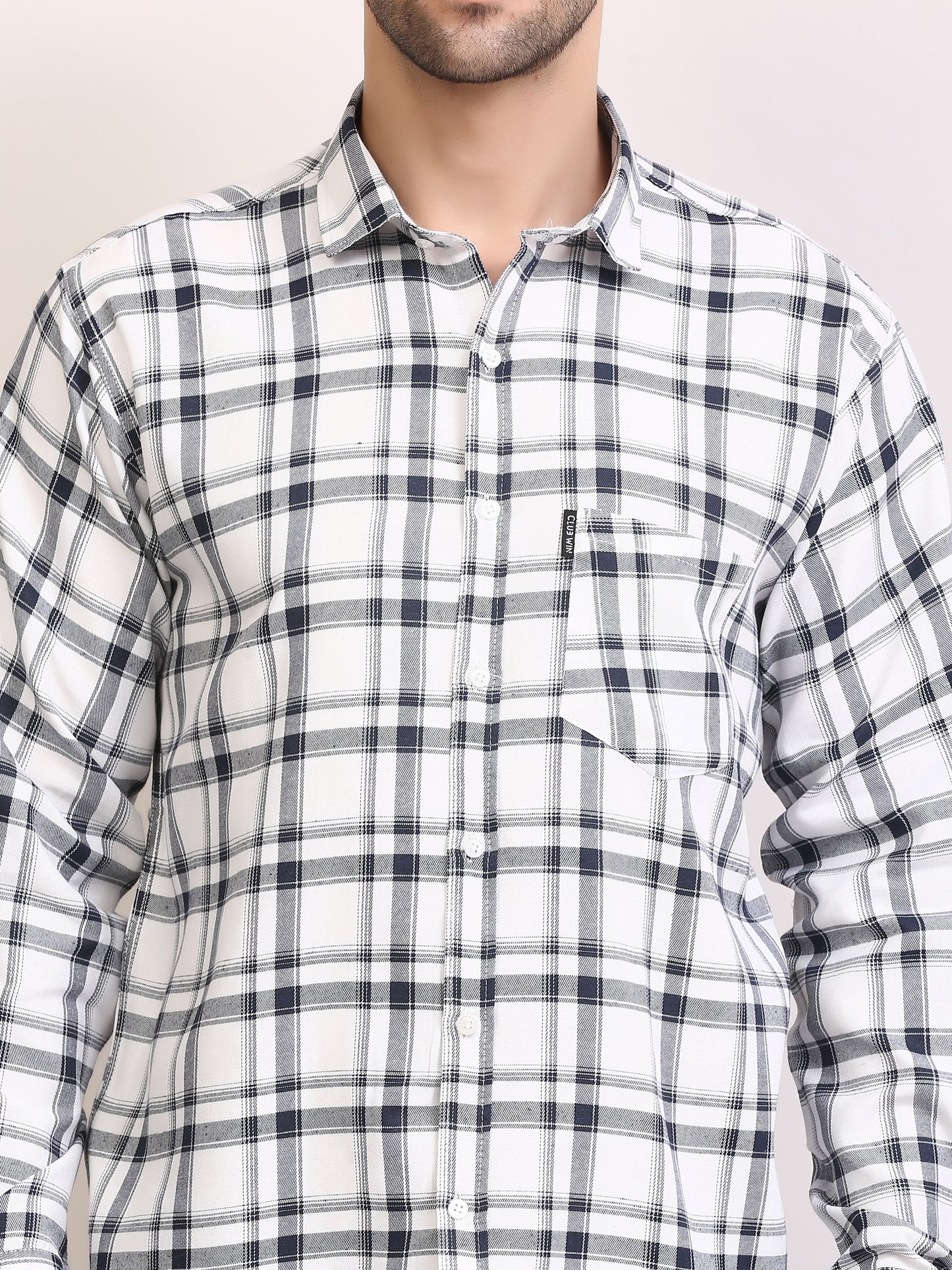 Men Slim Fit Cotton  Casual Shirt