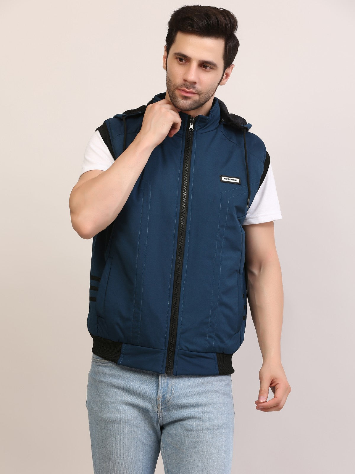 Men's Half Sleeve winter jacket
