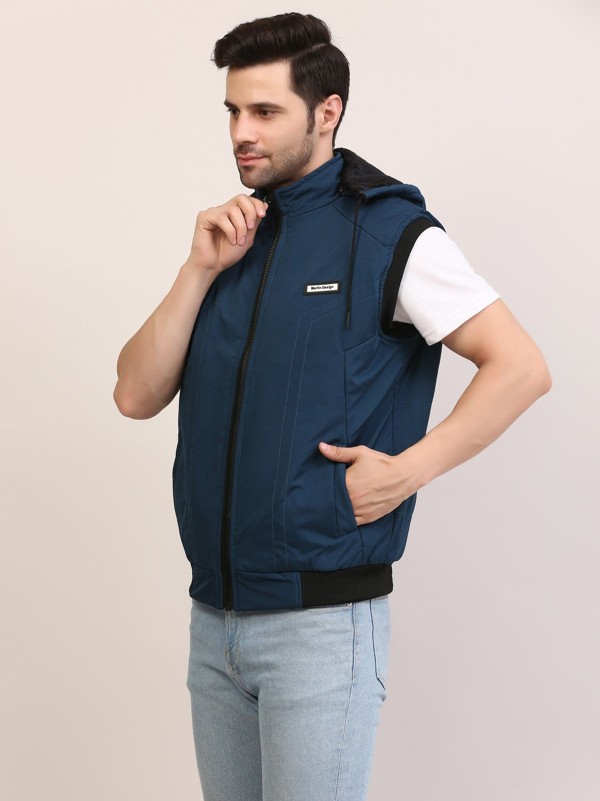 Men's Half Sleeve winter jacket