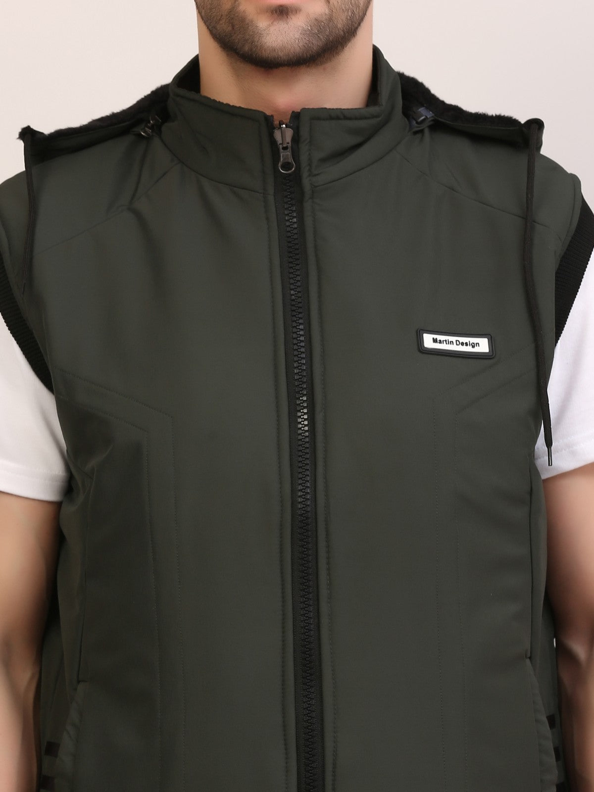 Men's Half Sleeve winter jacket