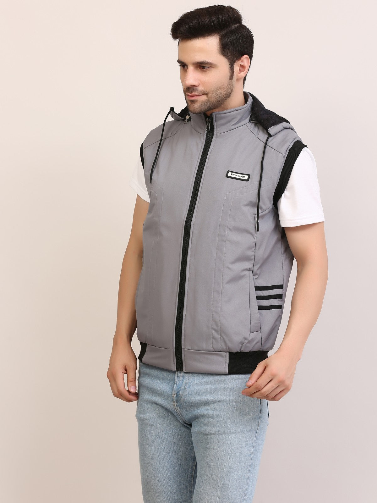 Men's Half Sleeve winter jacket