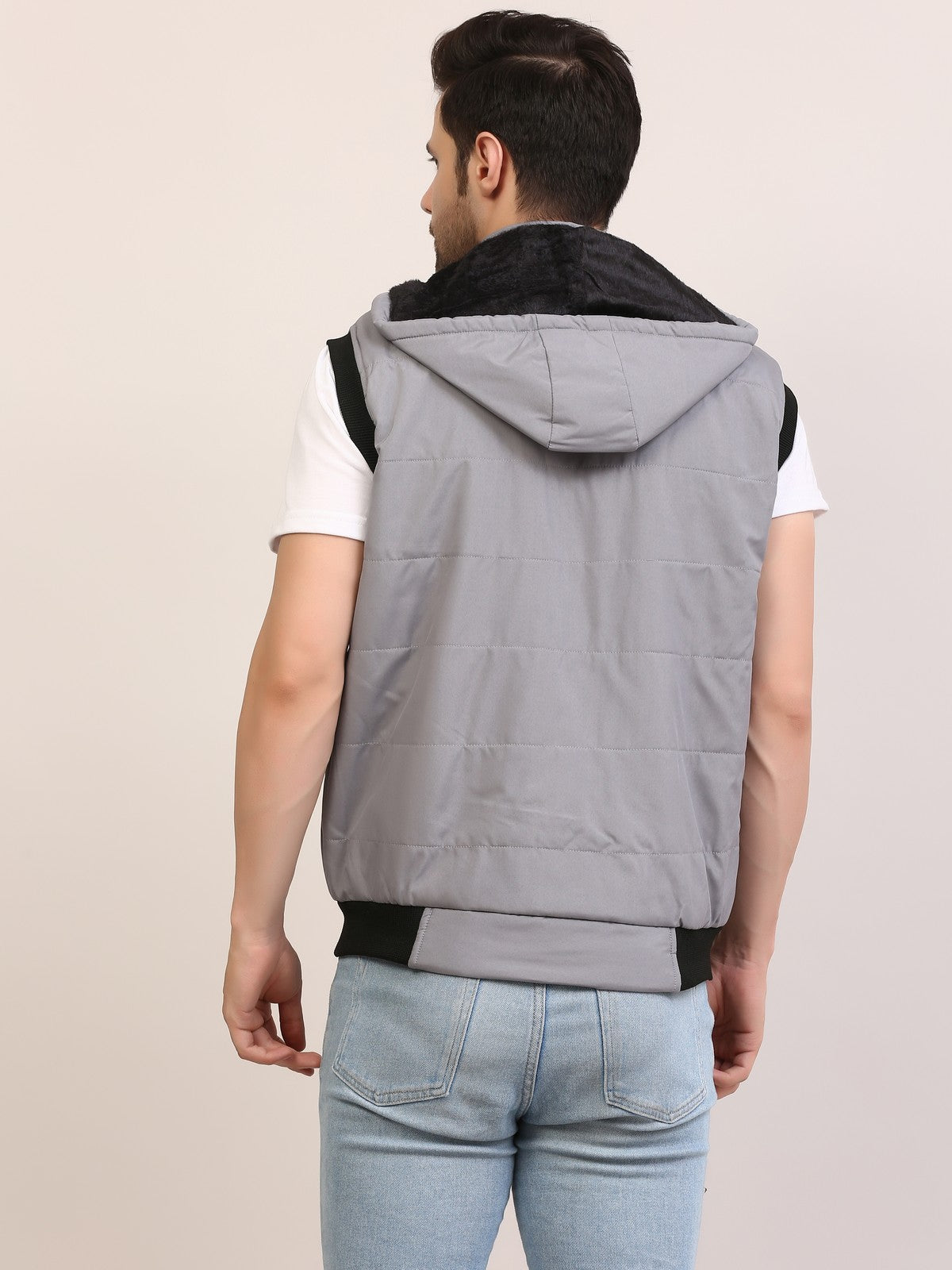 Men's Half Sleeve winter jacket