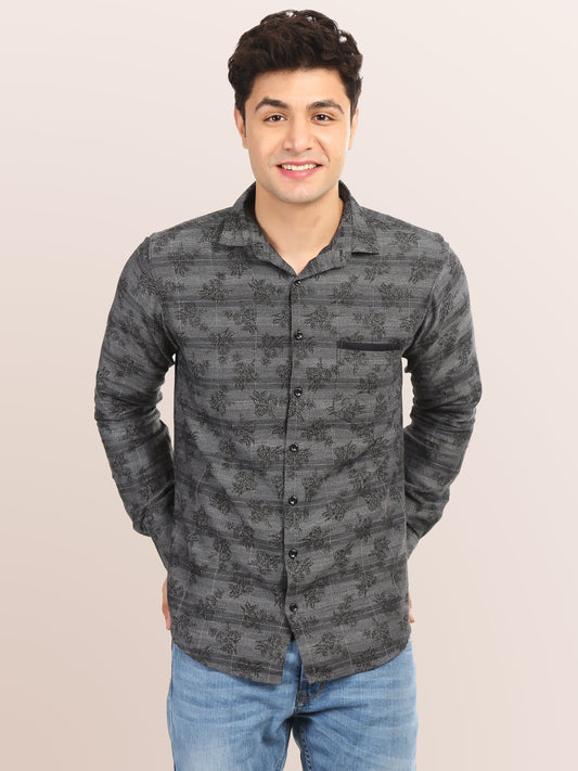 Hood  Designer Shirt for men's flower