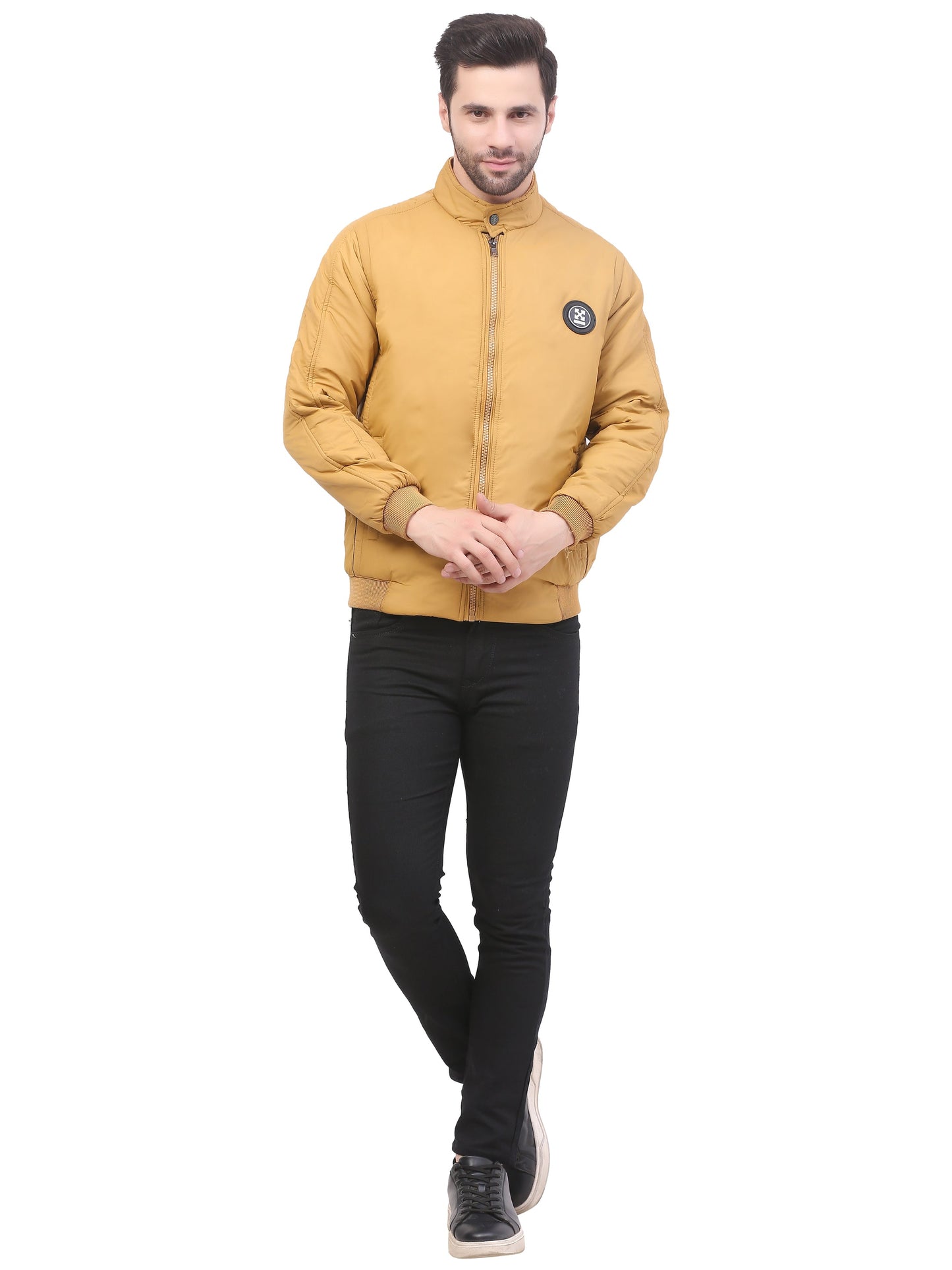 Full Sleeve Solid Men Jacket