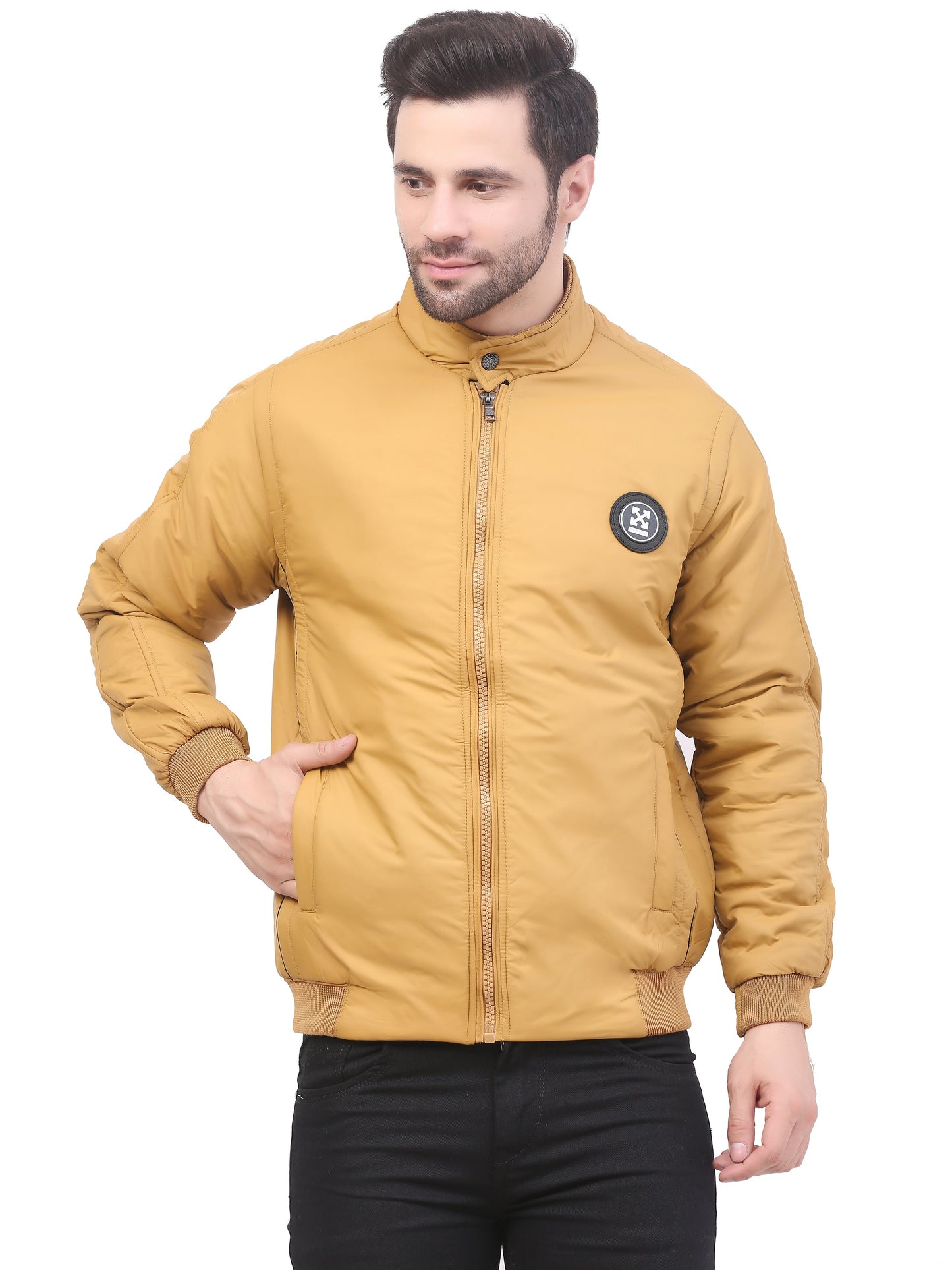 Full Sleeve Solid Men Jacket