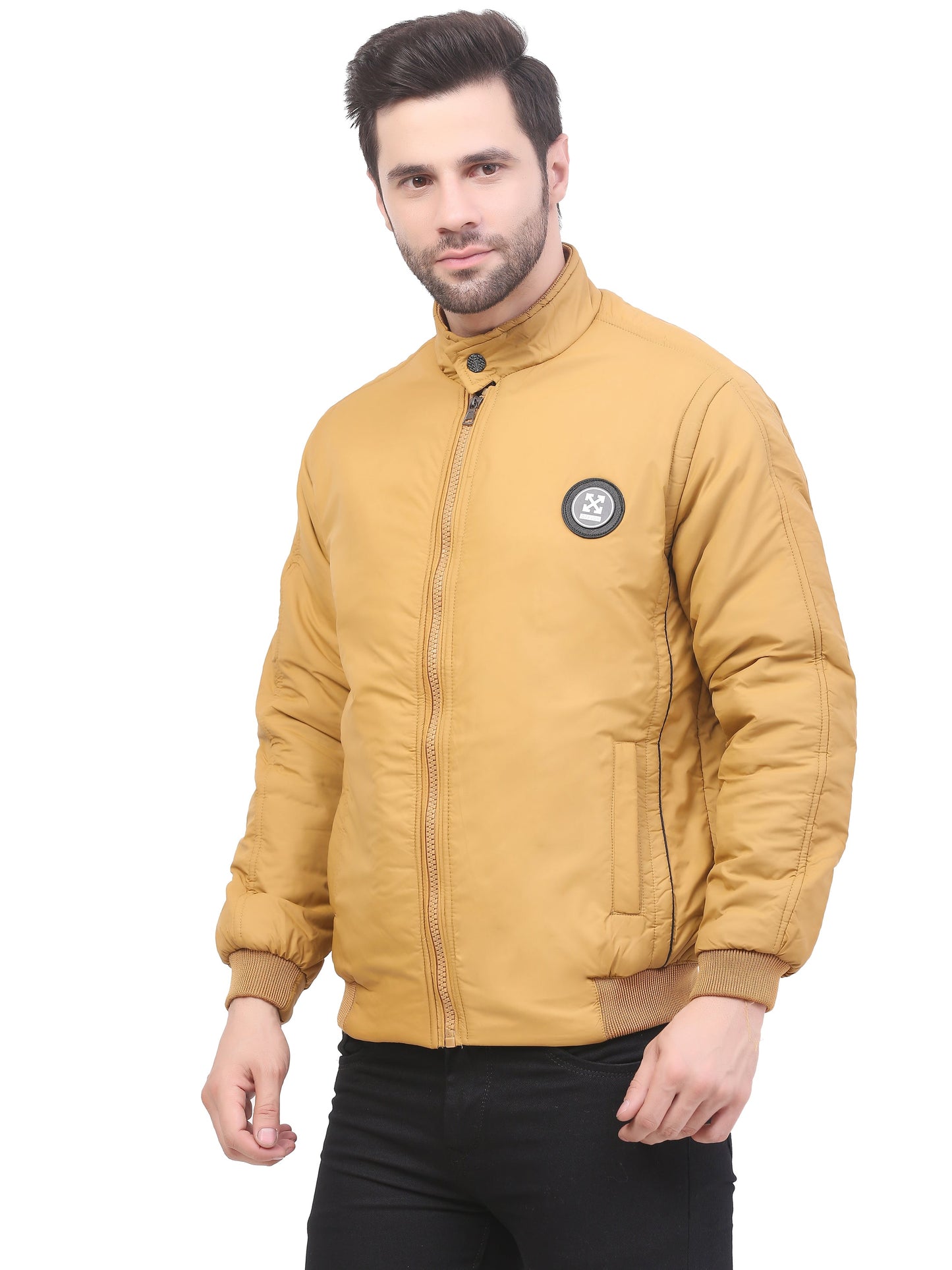 Full Sleeve Solid Men Jacket