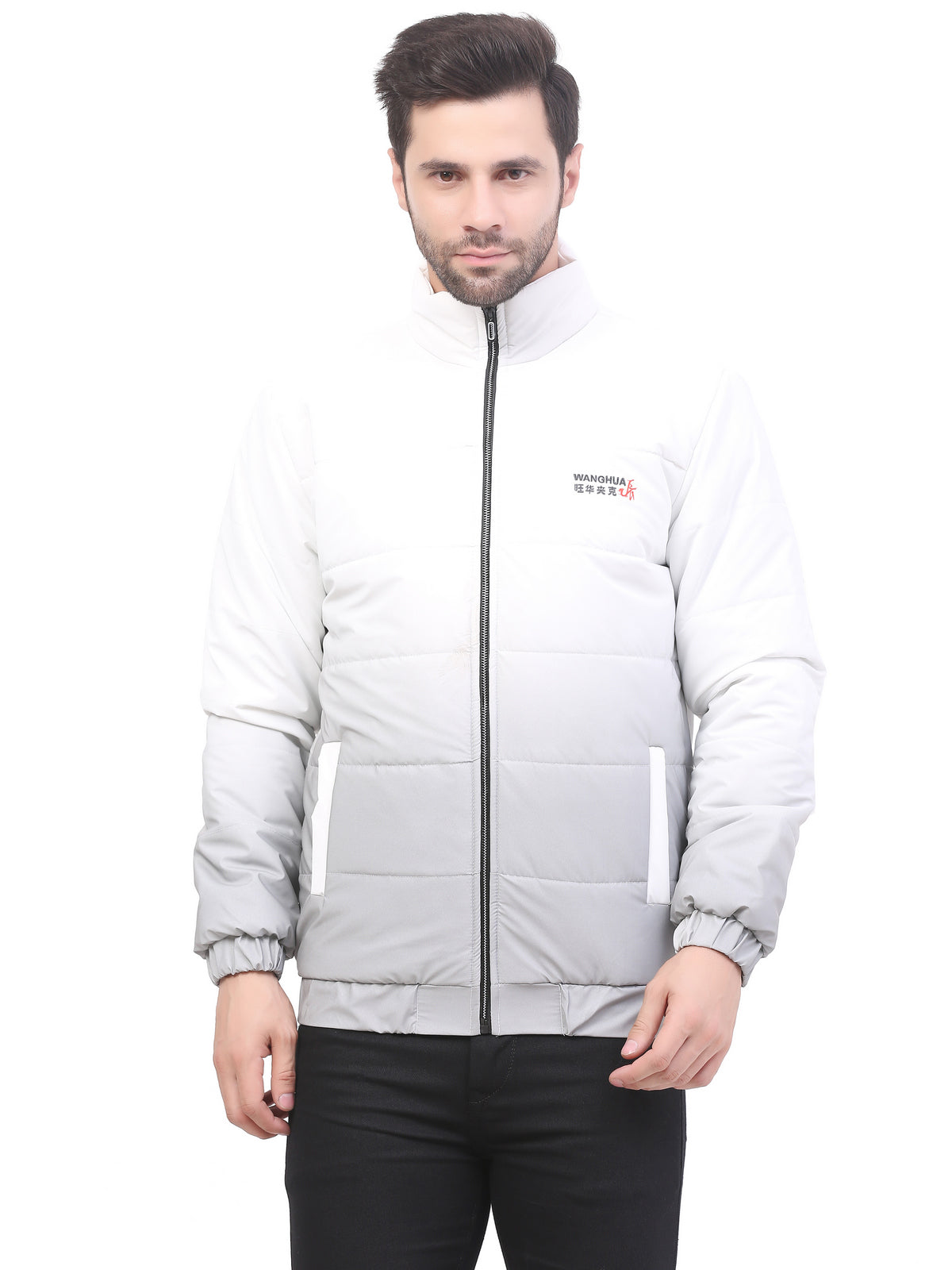 Men imported Self Design premium  jacket