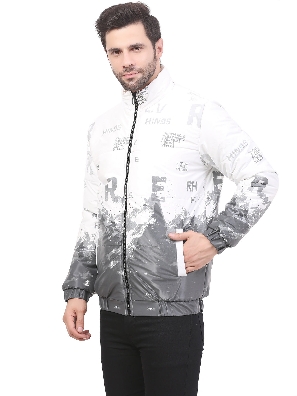 CLUBWIN Men's Puffer Full Sleeves Jacket