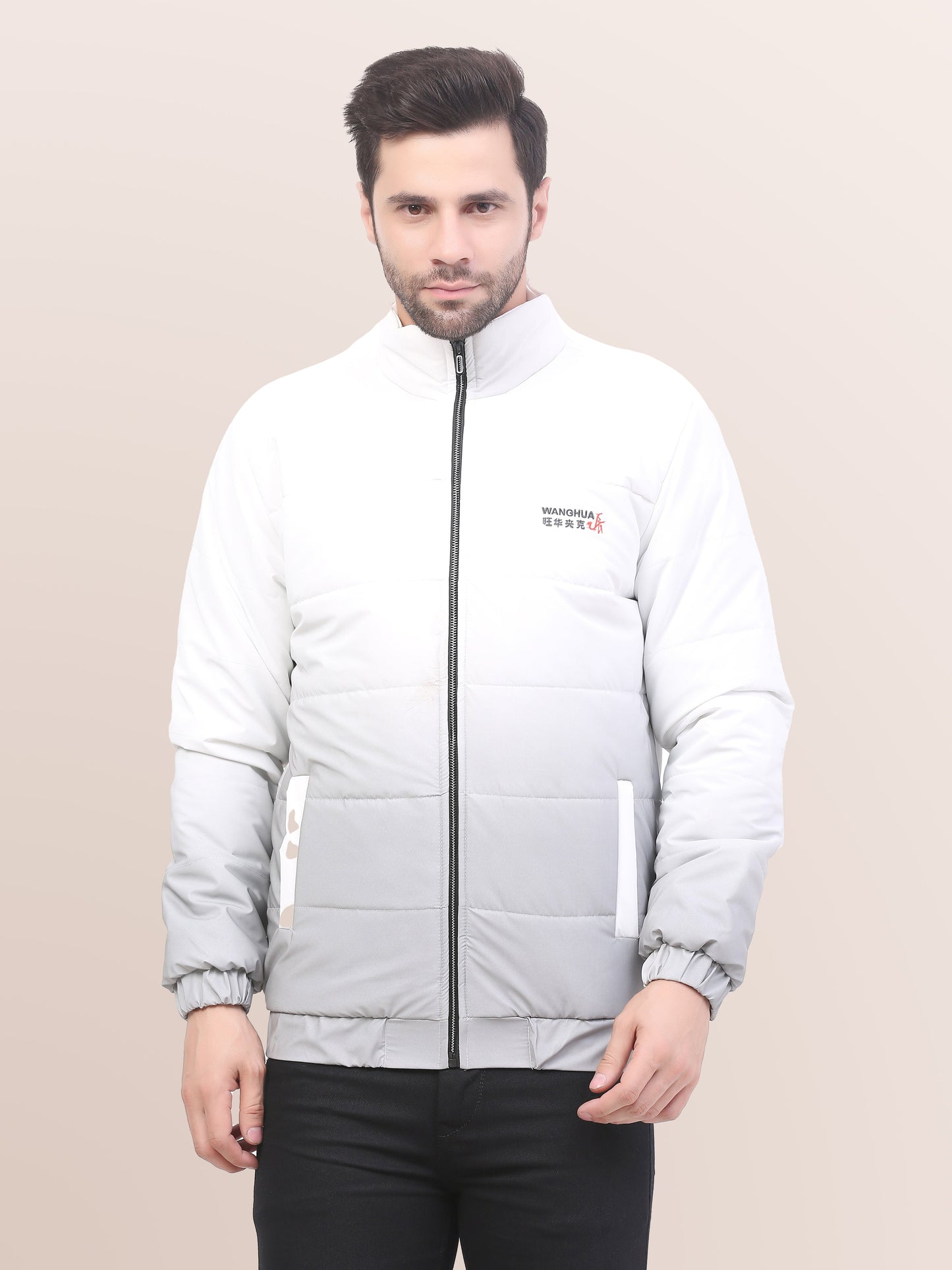 Men imported Self Design premium  jacket
