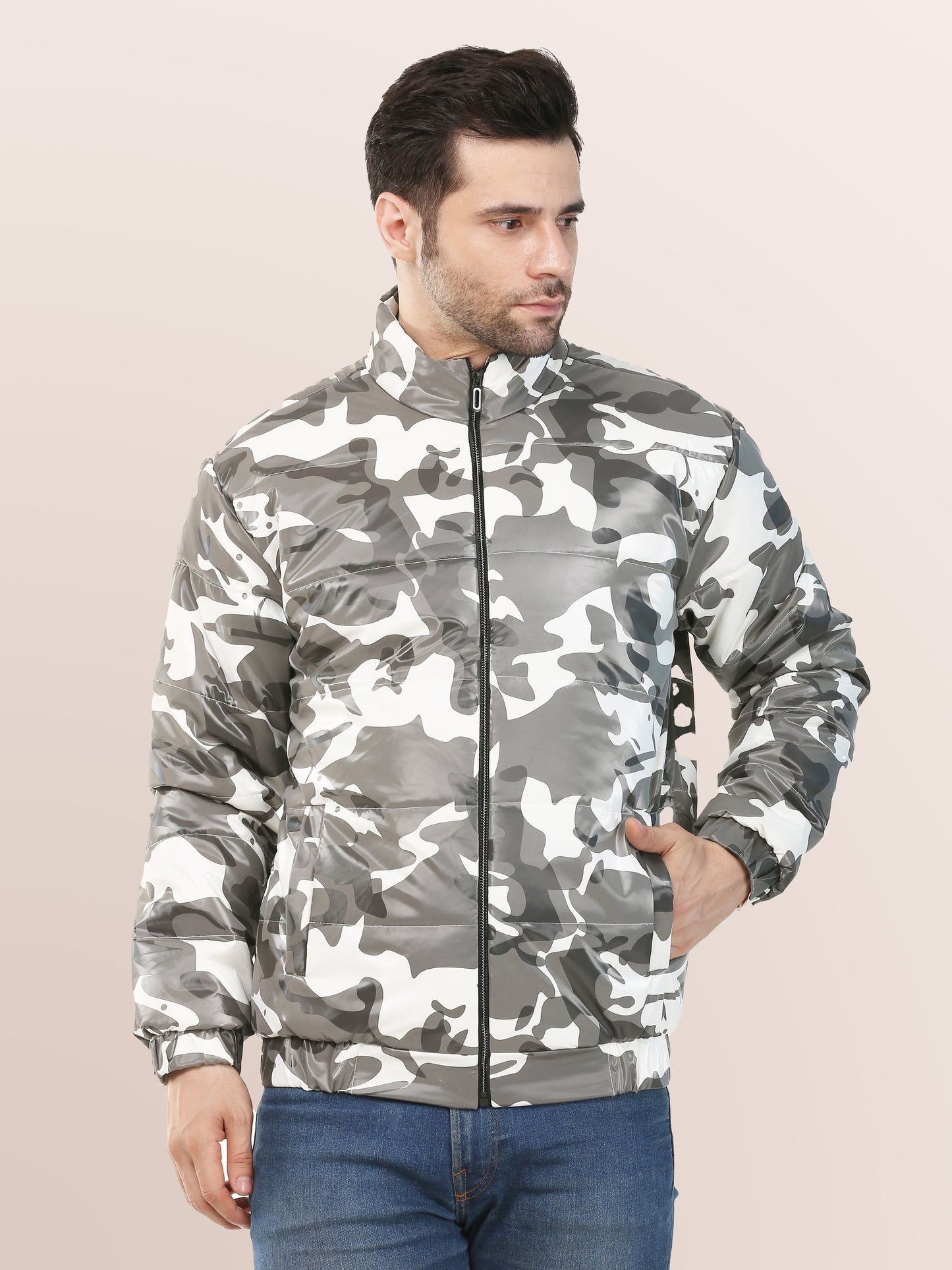 CLUBWIN Men's Puffer Full Sleeves Jacket