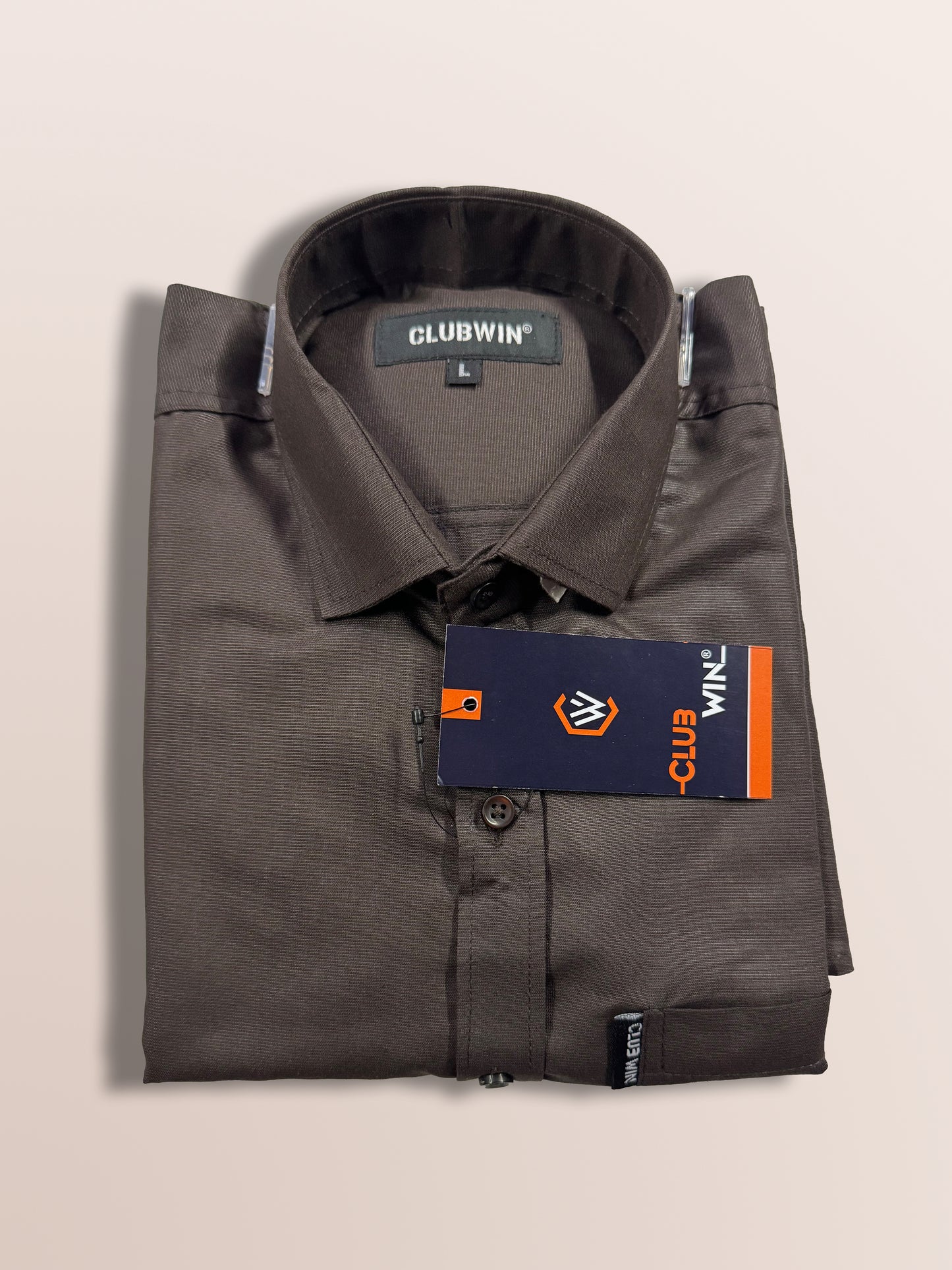 Men Regular Fit Solid Spread Collar Formal Shirt 1