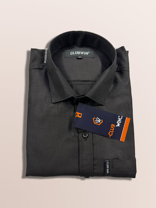 Men Slim Fit Solid  Casual Shirt