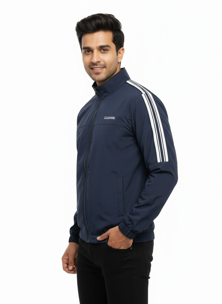 Men Navyblue Wincheater Jacket