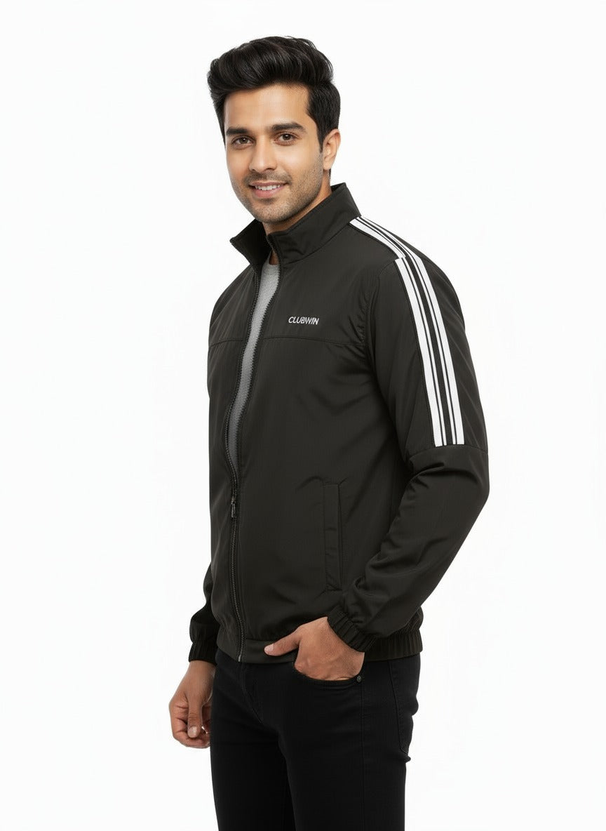 Men Navyblue Wincheater Jacket