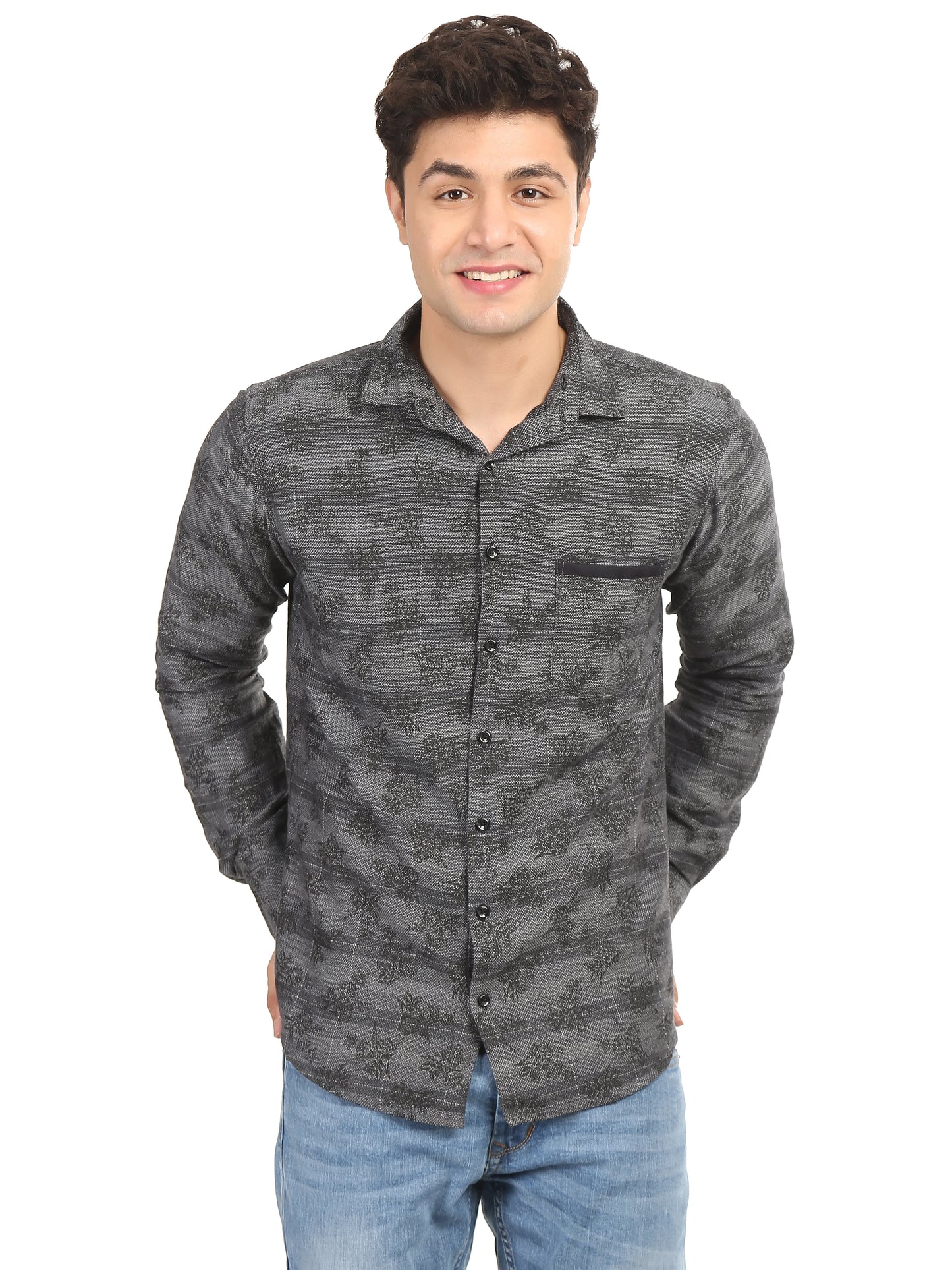 Hood  Designer Shirt for men's flower