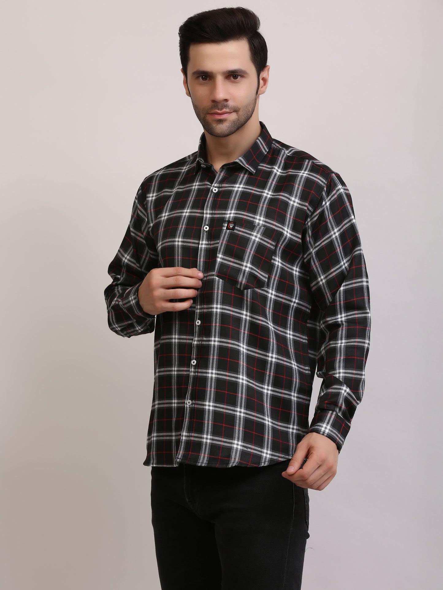 Men  Slim Fit Patterned Full Sleeves Casual Shirt