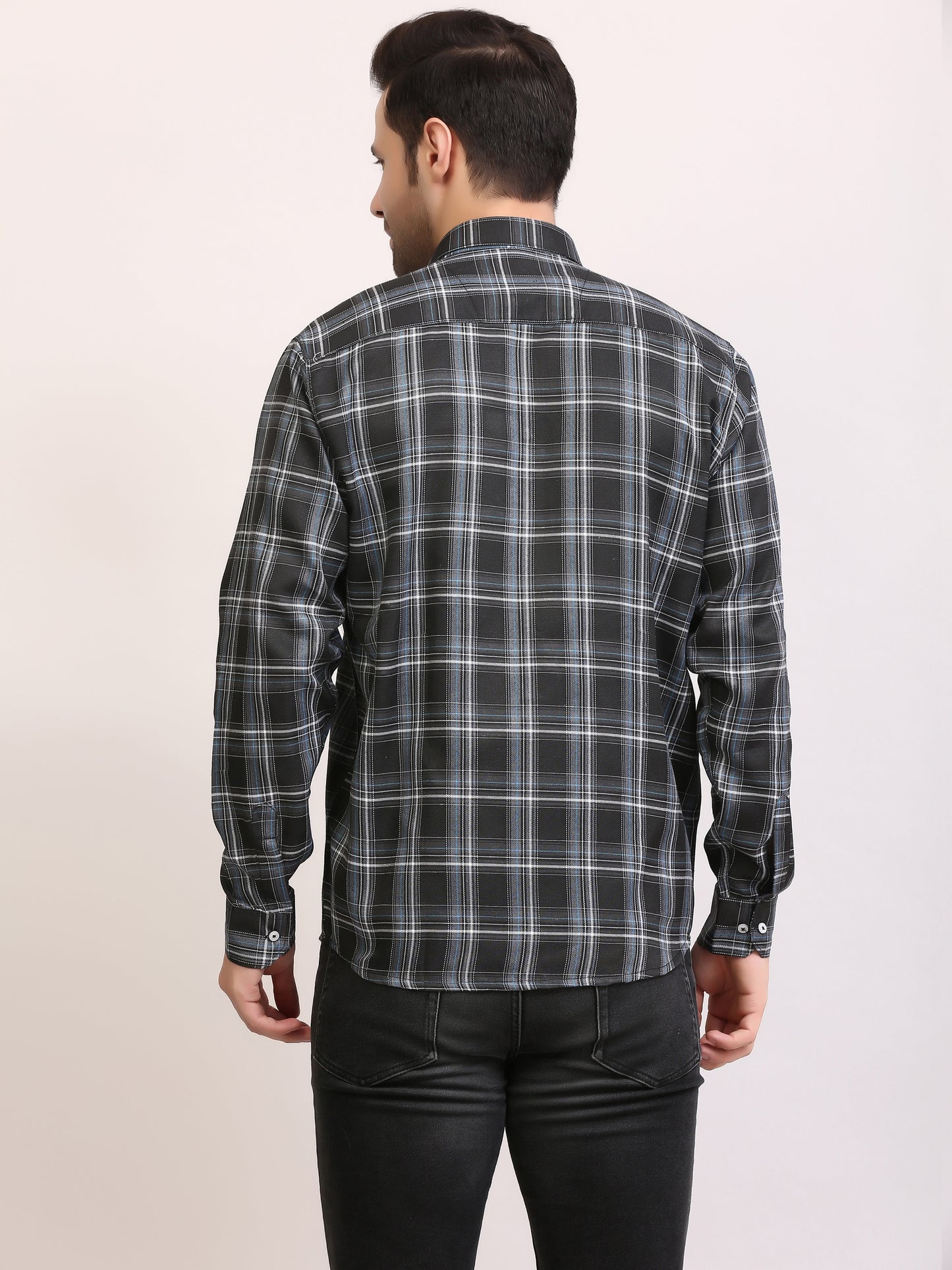 Men  Patterned Full Sleeves Casual Shirt