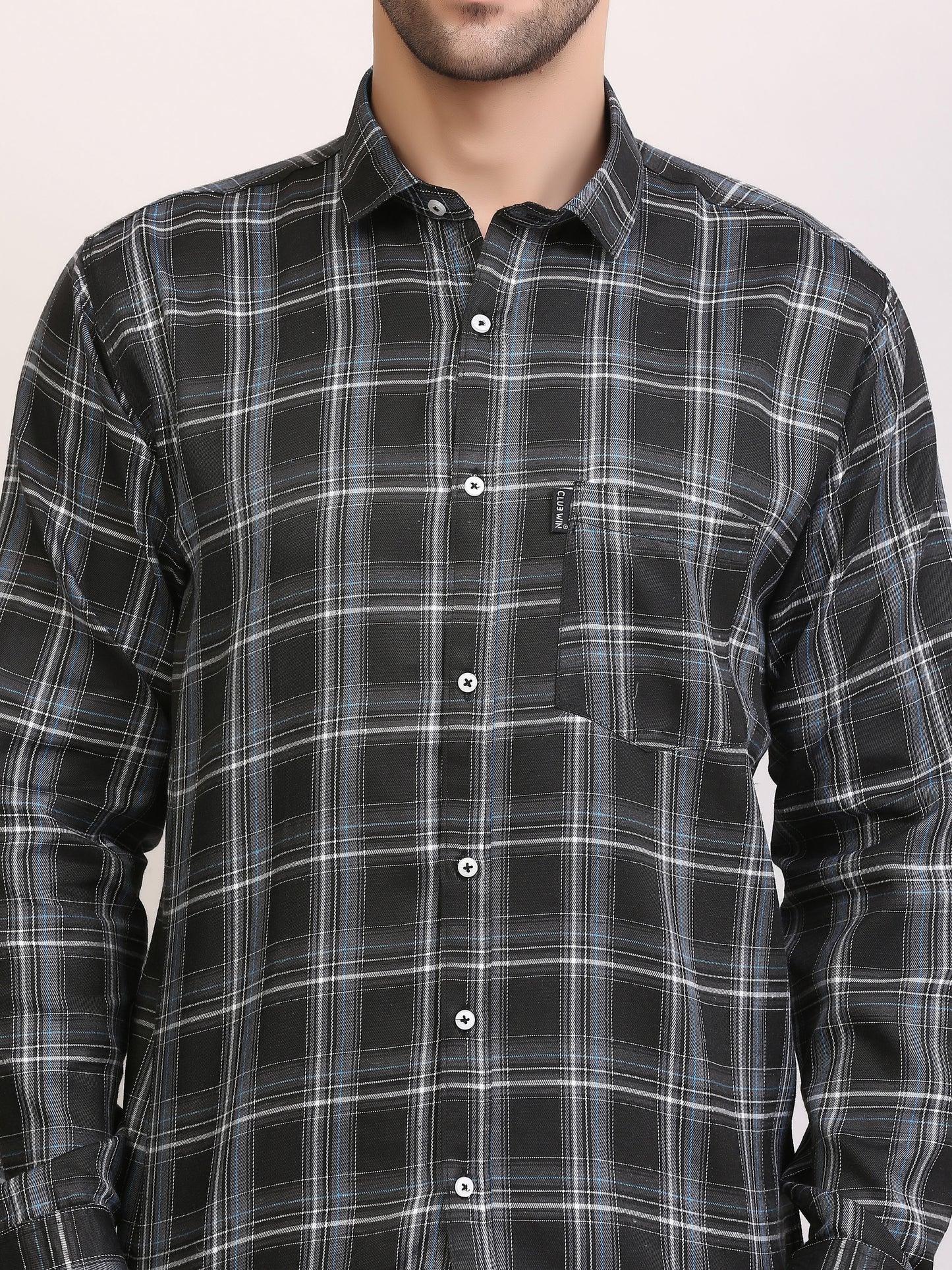 Men  Patterned Full Sleeves Casual Shirt
