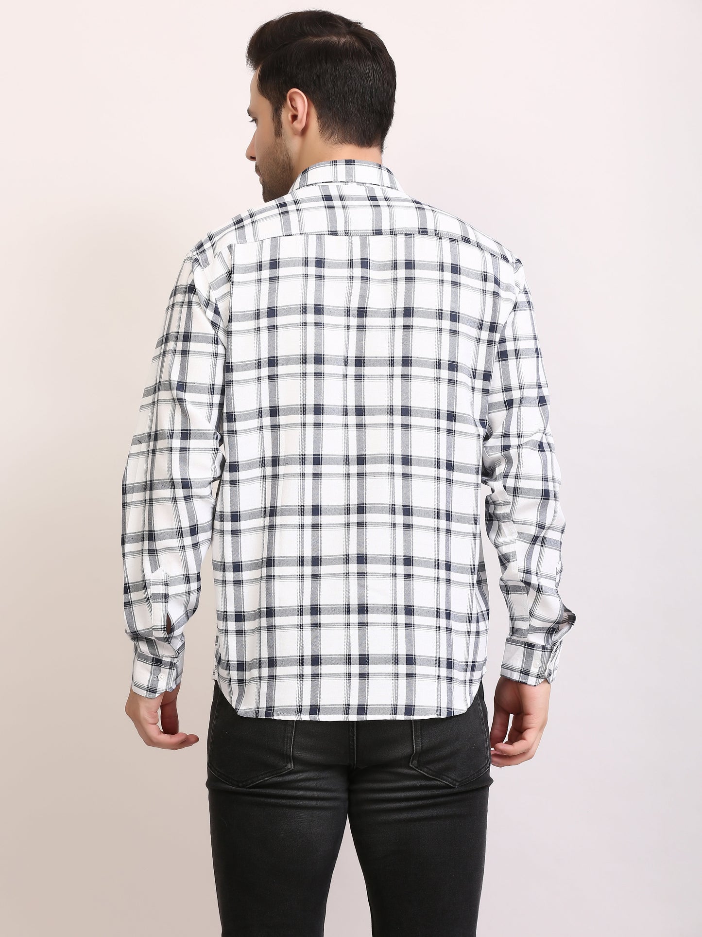 Men Slim Fit Cotton  Casual Shirt