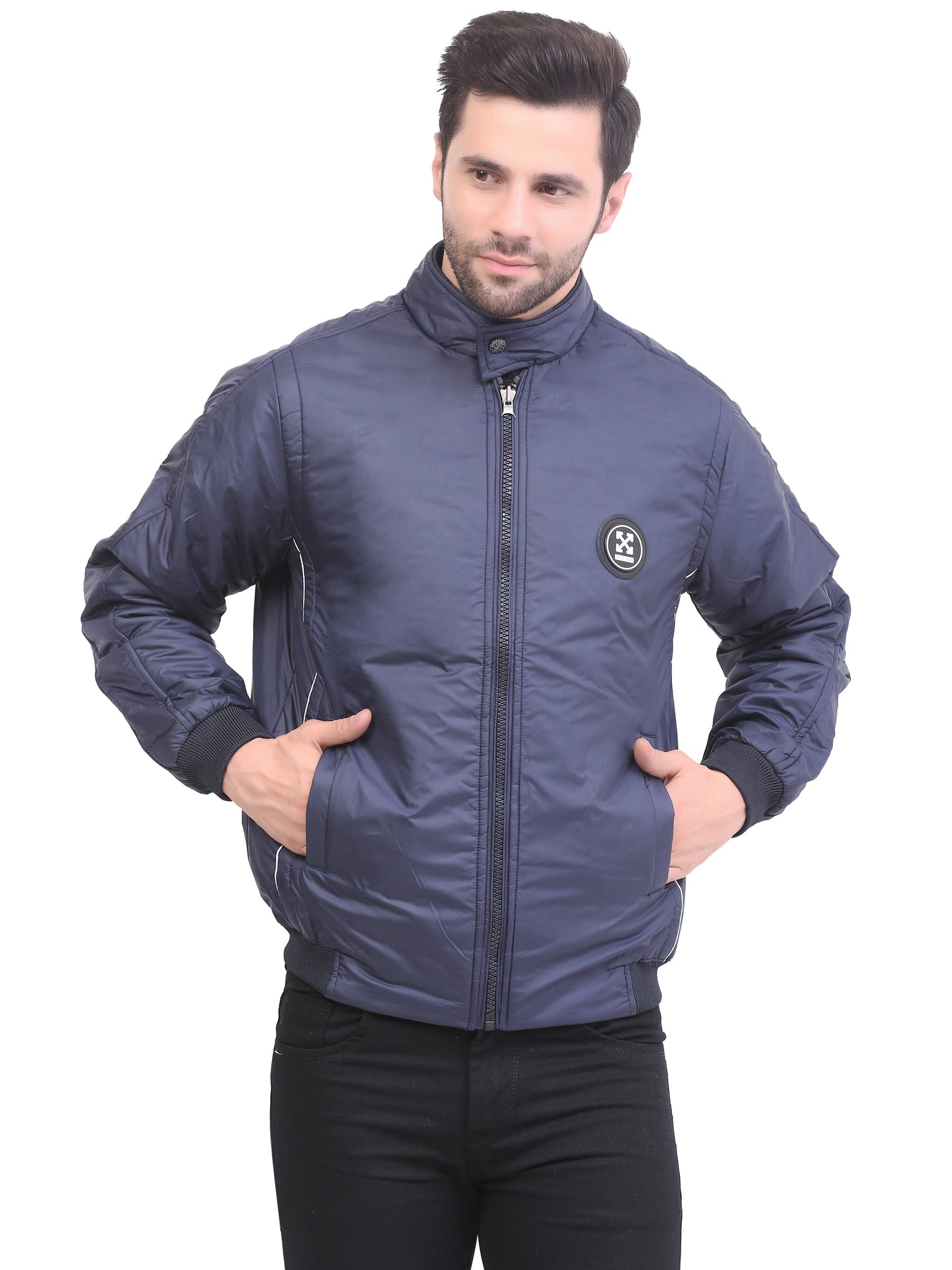 Full Sleeve Solid Men Jacket