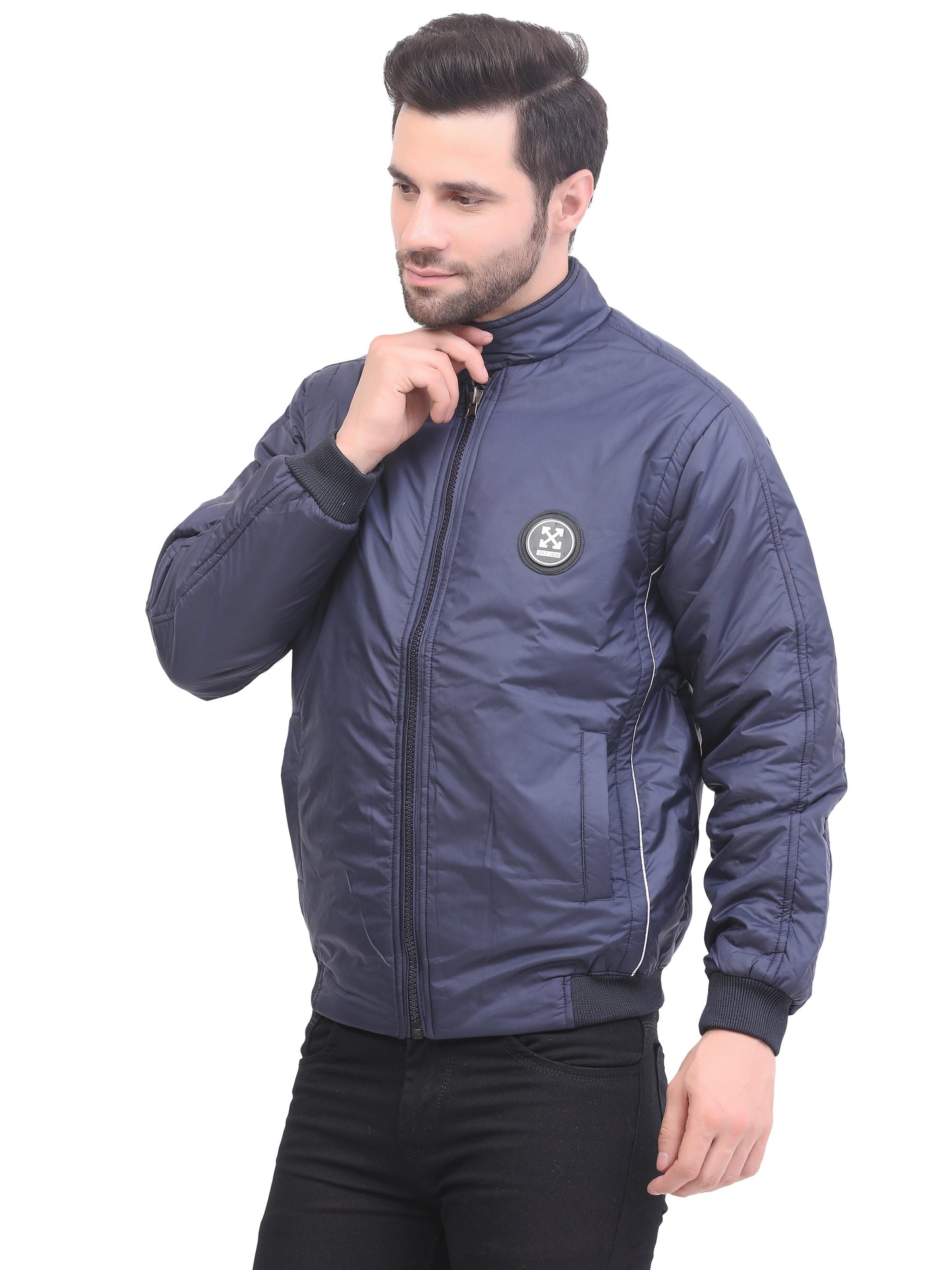 Full Sleeve Solid Men Jacket