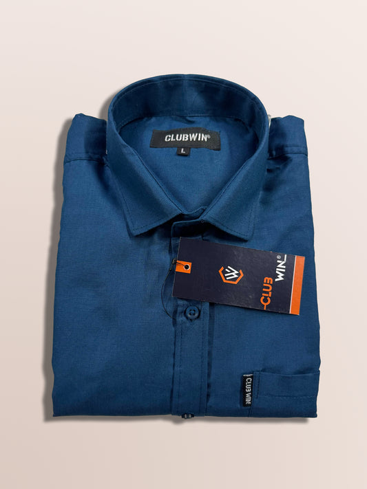 Men Slim Fit Solid  Casual Shirt